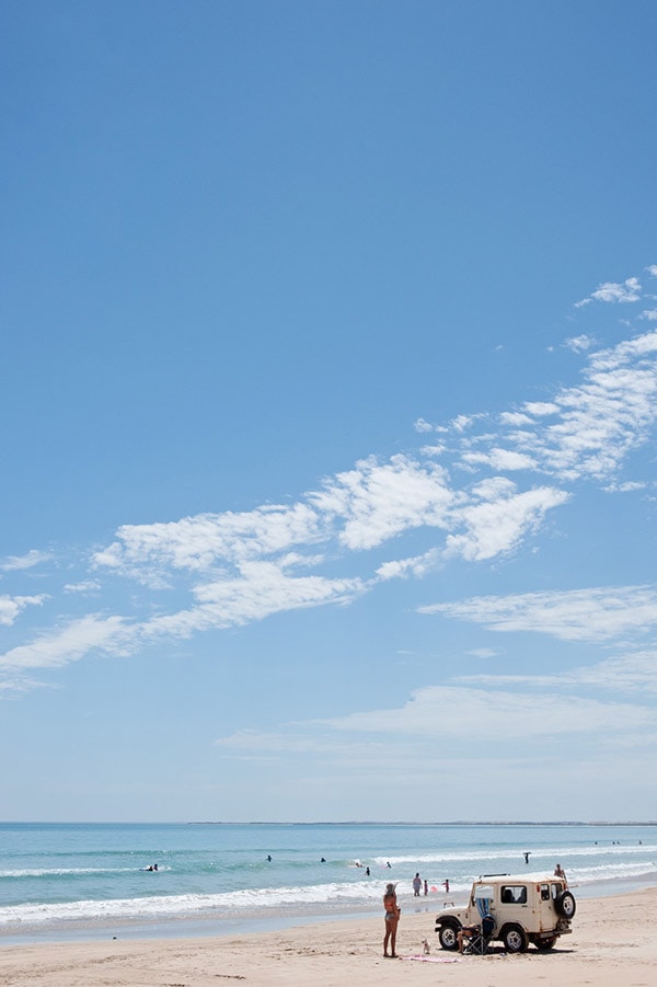 Millie Brown - Driving on the sand in Robe