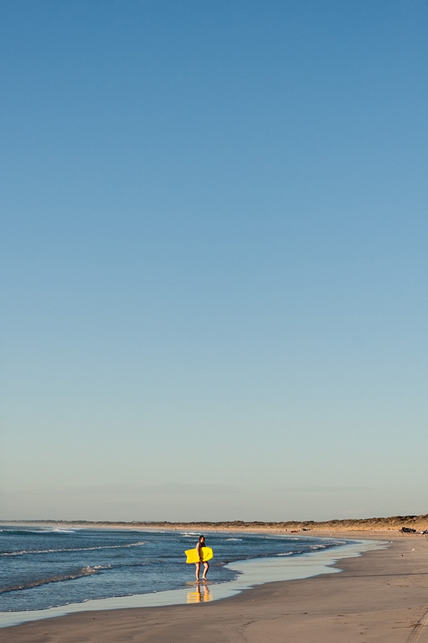 Millie Brown - Swimming in the sea in Robe