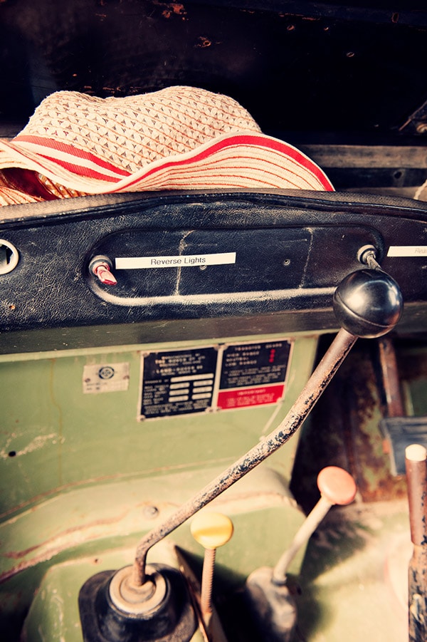 Millie Brown - inside details of the Land Rover