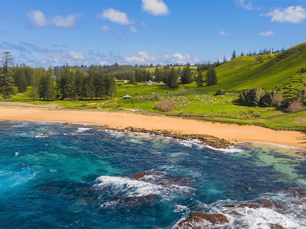 Cemetary Bay Norfolk Island.