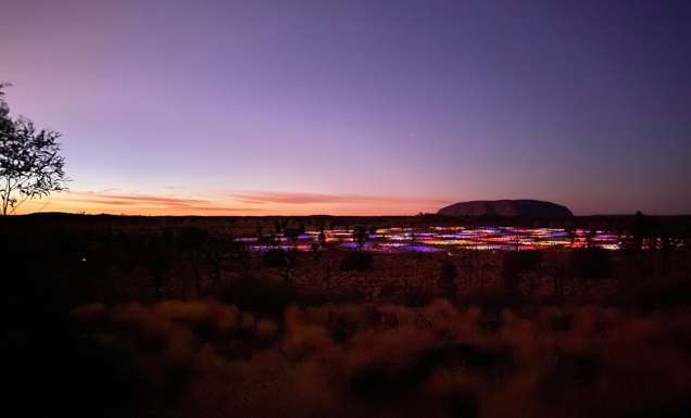 Field of Light Sunrise