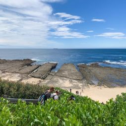 Views of the beach as the walk from Norah Head Lighthouse to Norah Head Beach