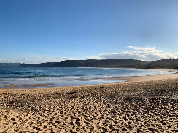 Putty Beach is the start of the Bouddi National Park Coastal Walk