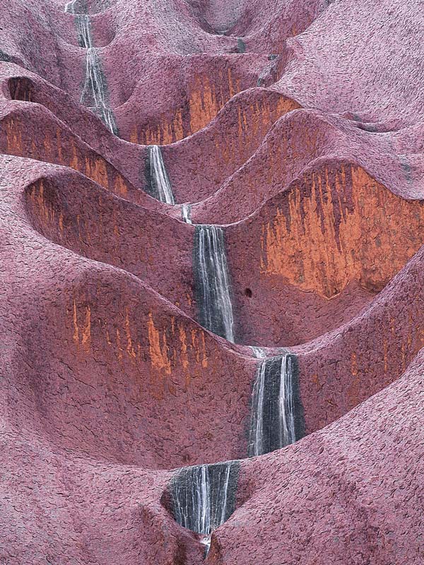 Uluru waterfalls