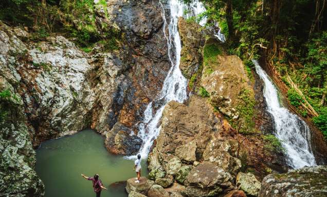 the Kondalilla Falls, Sunshine Coast