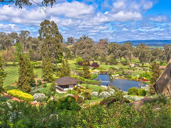 The stunning Japanese Gardens, Cowra.