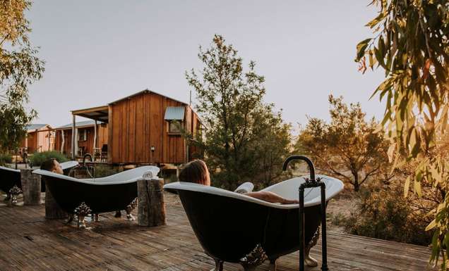 Luxe cabins Outback QLD