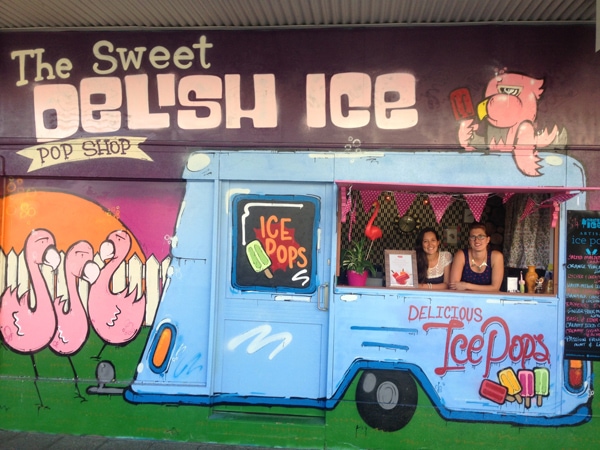 A Delish Ice pop-up in Northbridge