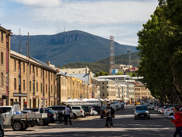 Salamanca Place in Hobart
