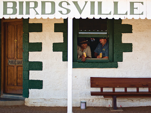 Birdsville Hotel window