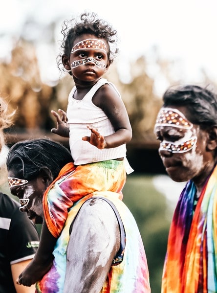 A young girl at Garma