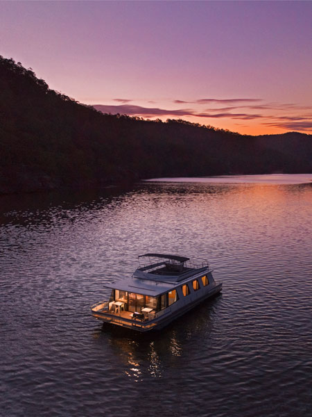 Hawkesbury houseboat.