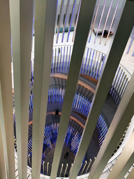 The six-storey Crown Towers Sydney chandelier