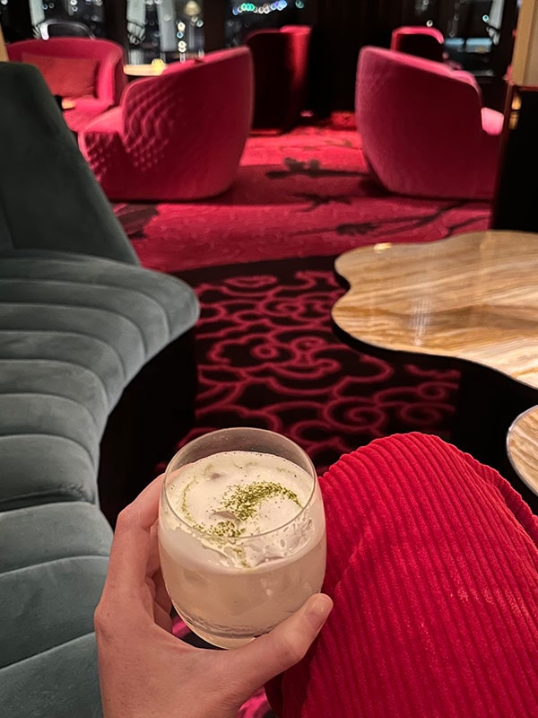 Teahouse Jade sour cocktail