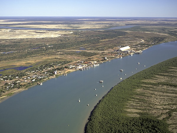 Karumba is surrounded by 30 kilometers of wetlands