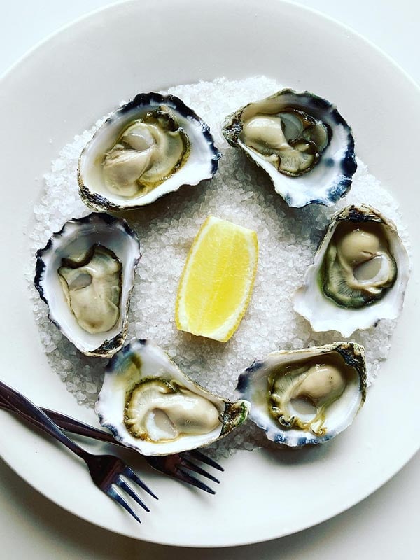 Plate of Oysters, Il Passagio, Bermagui Fisherman's Wharf, NSW Australia