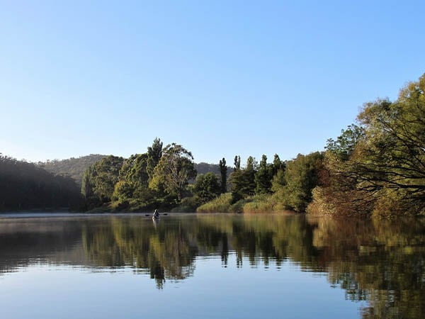 Calm waters, Kayak, Kiah Wilderness Tours, NSW Australia