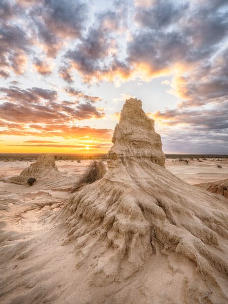 Visit Mungo National Park in the state’s south-west