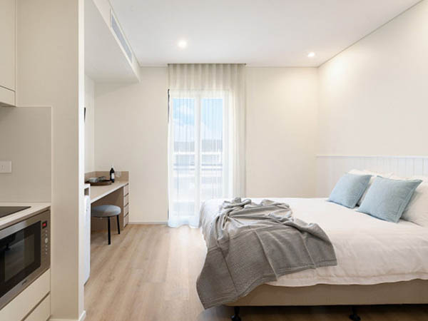 Room interior, Nova Kiama, NSW Australia