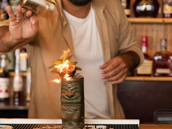 Tiki Style Cocktails, Quarterdeck, NSW Australia