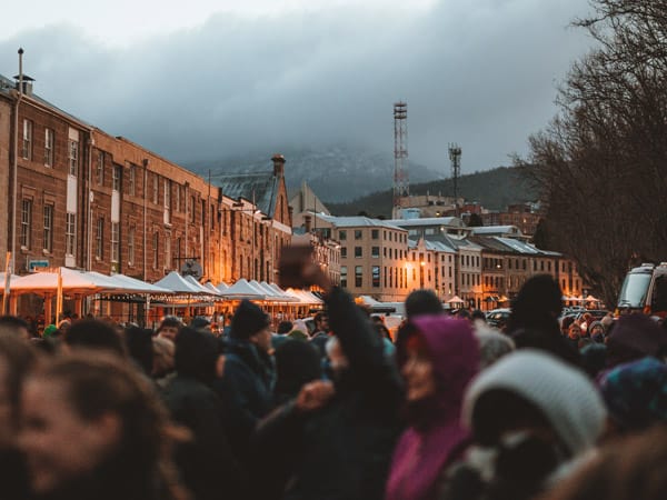 The Big Sing Bonfire at Festival of Voices. 