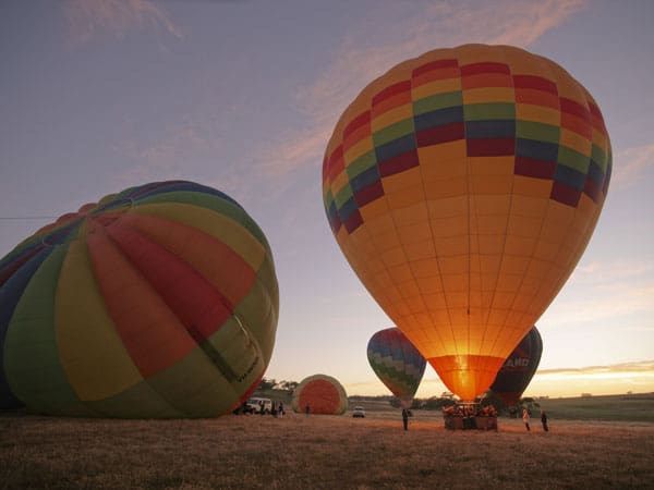 hot-air balloon ride Avon Valley