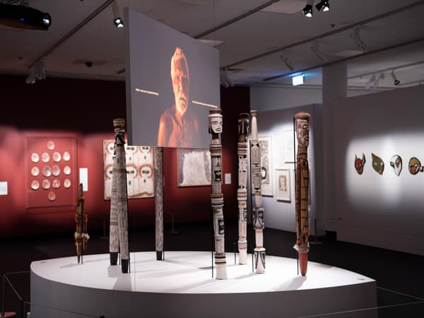 Artwork: Baluka Maymuru, Gon Wapitja, 2018., Telstra Collection, MAGNT Collection.