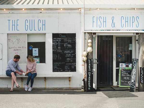 The Gulch in Bicheno.