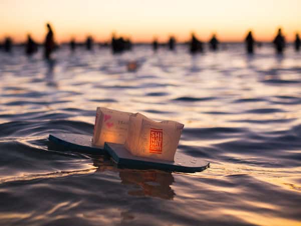 The Floating Lantern Matsuri event in Broome.