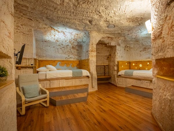 The underground dugouts in Burra.