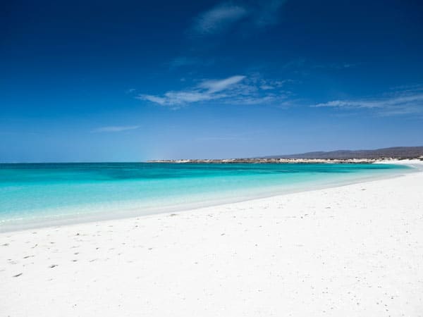 the white sands of Exmouth