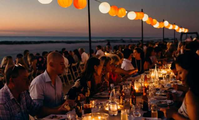 The Sunset Long Table Dinner at Cable Beach