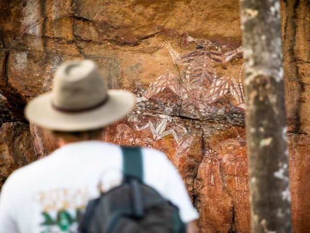 Indigenous rock art in Kakadu National Park