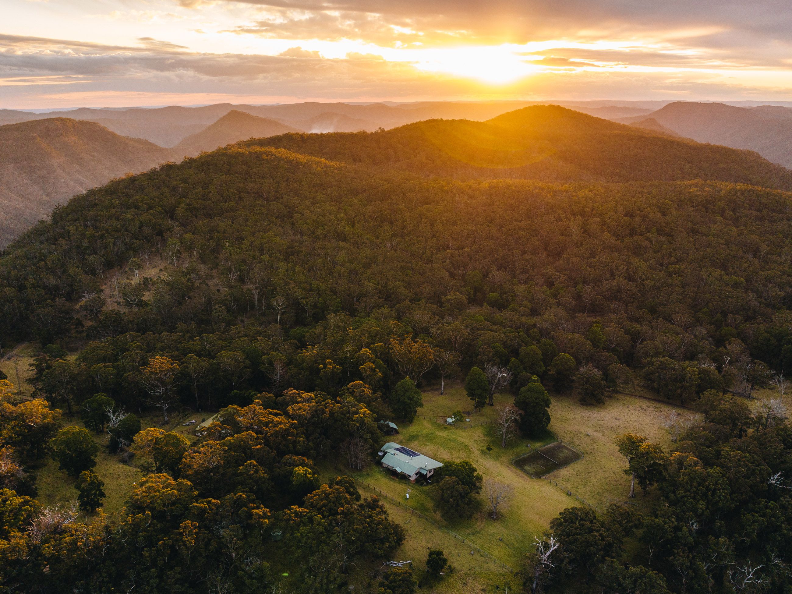 Mt Mistake at sunset