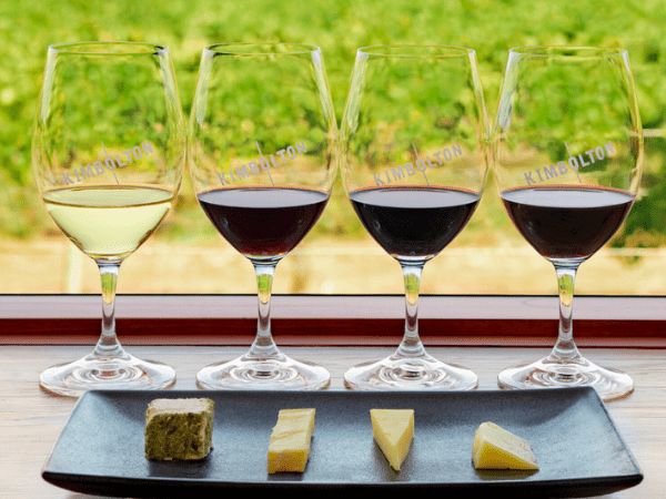 Kimbolton Wines tasting platter
