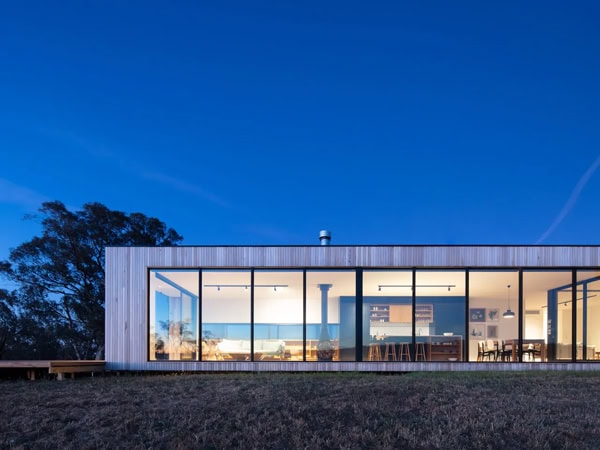 the Kangaroobie Cabin with see-through windows
