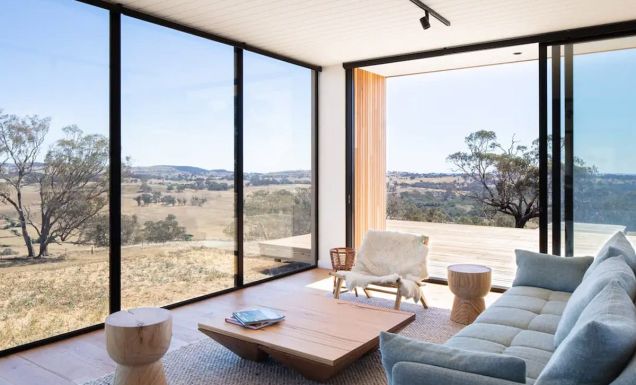 View of Orange from lounge of Kangaroobie stay