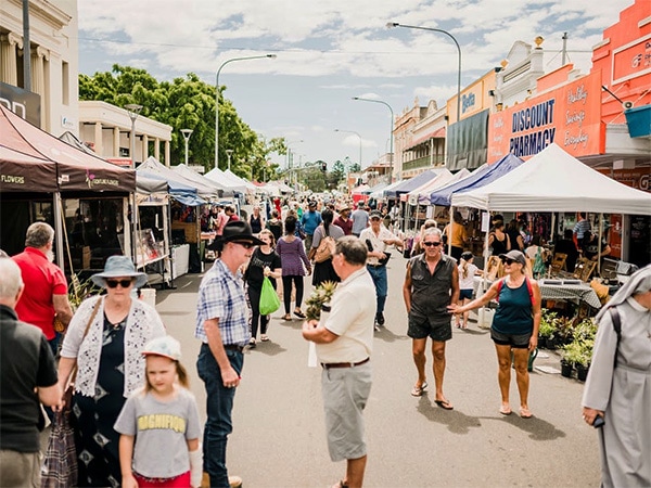 Maryborough flourishing community market