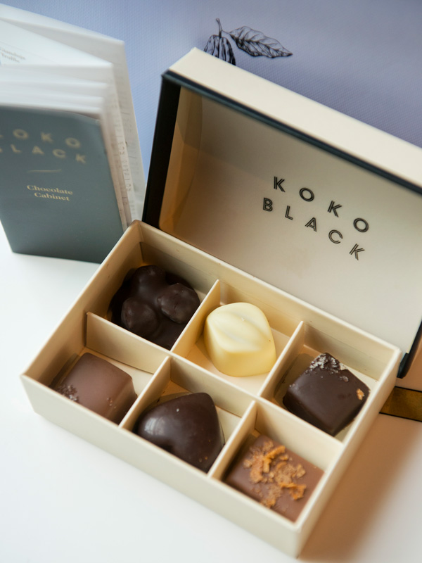 a box of Koko Black chocolates, Melbourne