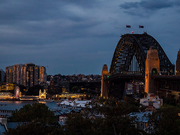panoramic views of Observatory Hill