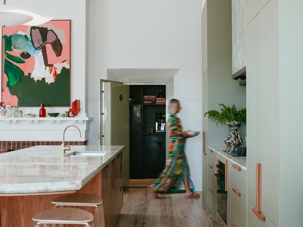 Entertaining in the kitchen of Sona Molong