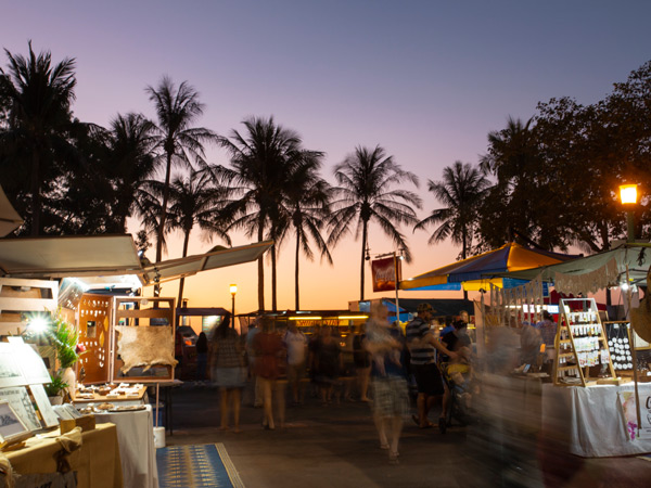 Mindil Beach Markets at sunset