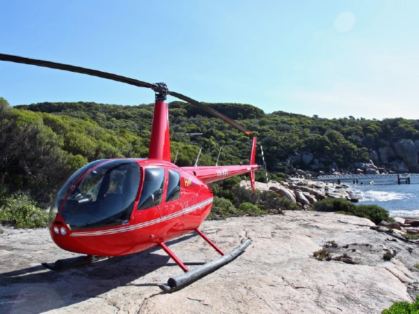 HeliSpirit chopper to Woody Island;