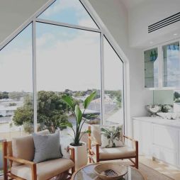 the interior of Church on the Hill accommodation in Robe