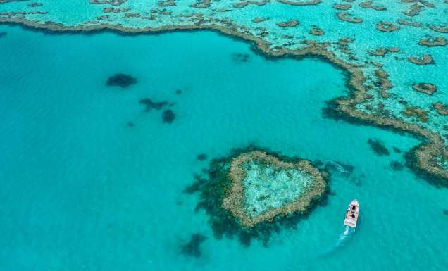 Heart Reef near Hamilton Island