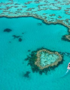 Heart Reef near Hamilton Island