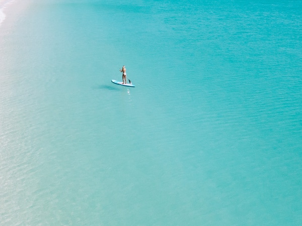 Stand-up paddleboard near Hamilton Island