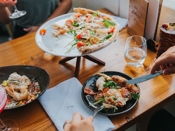 dining at The Collective, Gold Coast