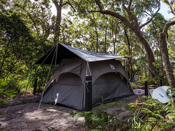 Green Patch campsite in Jervis Bay.