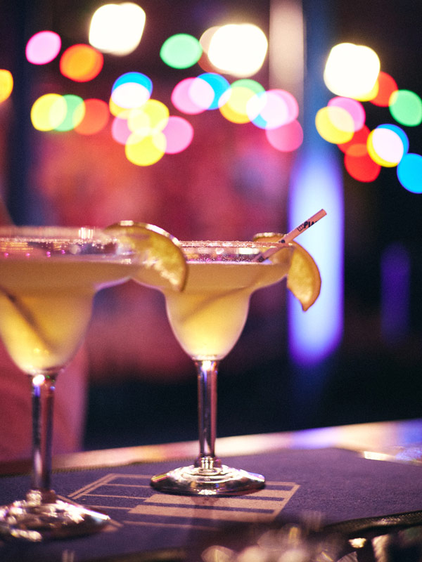 two glasses of cocktails at Piano Bar Ballarat